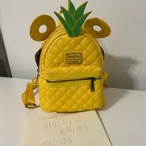 Pre-owned Pineapple Mickey Loungefly Bag